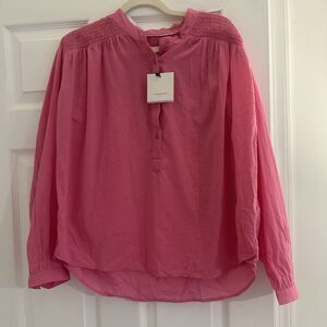 NEW The Shirt Rochelle Behrens Tieghan Shocking Pink Women’s Large NWT